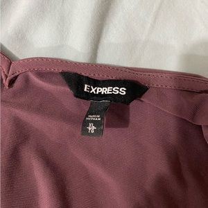 Express XL sheer tank body suit